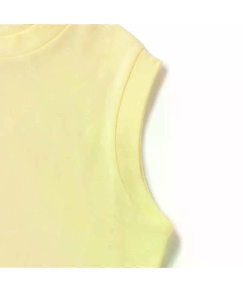 GOAT(ゴート)の「GOAT / COMPACT NO SLEEVE TEE(Tシャツ/カットソー・レディース・ダークグレー/ダークネイビー/ライトイエロー/ブラック/オリーブ/アイボリー・S/M)」の9枚目の写真
