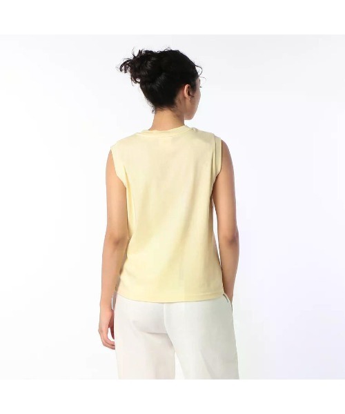 GOAT(ゴート)の「GOAT / COMPACT NO SLEEVE TEE(Tシャツ/カットソー・レディース・ダークグレー/ダークネイビー/ライトイエロー/ブラック/オリーブ/アイボリー・S/M)」の10枚目の写真