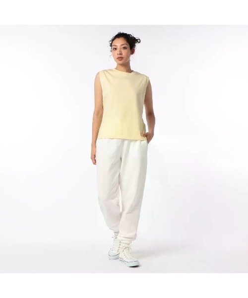GOAT(ゴート)の「GOAT / COMPACT NO SLEEVE TEE(Tシャツ/カットソー・レディース・ダークグレー/ダークネイビー/ライトイエロー/ブラック/オリーブ/アイボリー・S/M)」の11枚目の写真