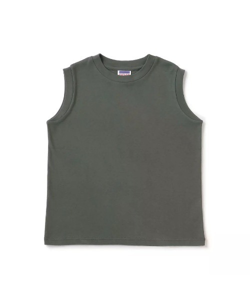 GOAT(ゴート)の「GOAT / COMPACT NO SLEEVE TEE(Tシャツ/カットソー・レディース・ダークグレー/ダークネイビー/ライトイエロー/ブラック/オリーブ/アイボリー・S/M)」の15枚目の写真