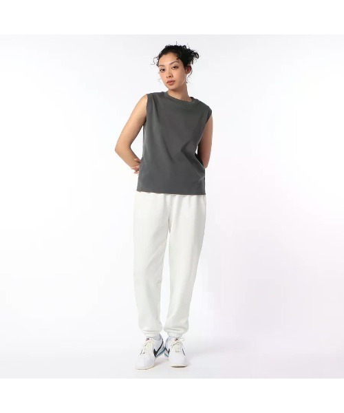 GOAT(ゴート)の「GOAT / COMPACT NO SLEEVE TEE(Tシャツ/カットソー・レディース・ダークグレー/ダークネイビー/ライトイエロー/ブラック/オリーブ/アイボリー・S/M)」の18枚目の写真