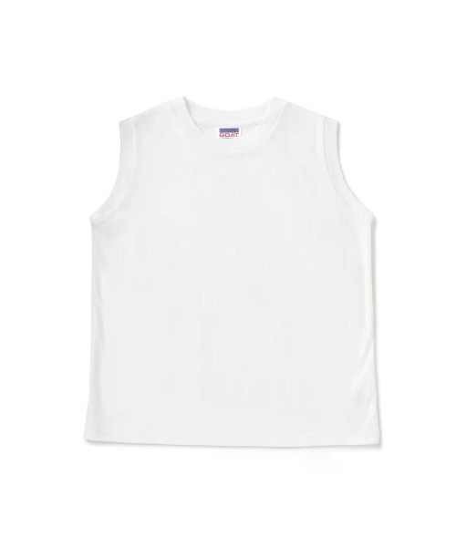 GOAT(ゴート)の「GOAT / COMPACT NO SLEEVE TEE(Tシャツ/カットソー・レディース・ダークグレー/ダークネイビー/ライトイエロー/ブラック/オリーブ/アイボリー・S/M)」の20枚目の写真