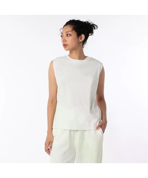 GOAT(ゴート)の「GOAT / COMPACT NO SLEEVE TEE(Tシャツ/カットソー・レディース・ダークグレー/ダークネイビー/ライトイエロー/ブラック/オリーブ/アイボリー・S/M)」の21枚目の写真