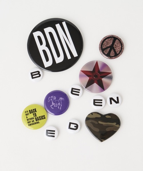 BEEDEN（ビーデン）の「CAN BADGE 12 PIECES SET（バッジ・レディース・マルチ・FREE）」の2枚目の写真