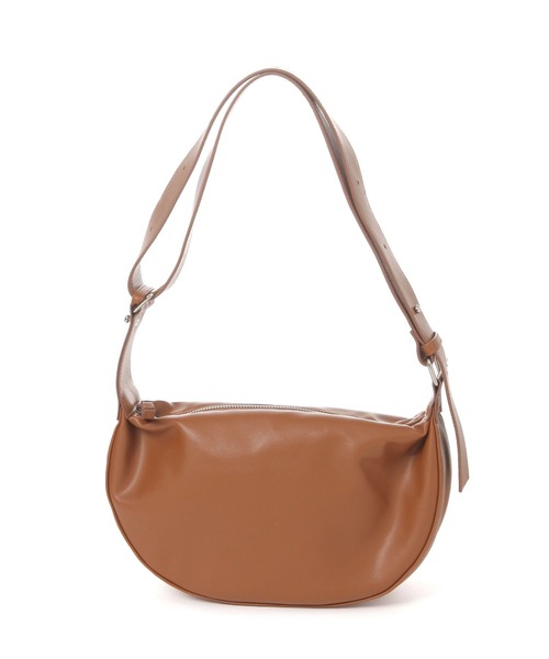 LAKOLE(ラコレ)の「ソフトラウンド2WAYショルダーバッグ / 632390(ショルダーバッグ・レディース・ブラウン/ブラック/オフホワイト・FREE)」の5枚目の写真