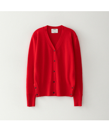 BLUESUNFLOWER（ブルーサンフラワー）の「ブルームラムウールカーディガン[レッド]（カーディガン/ボレロ）」