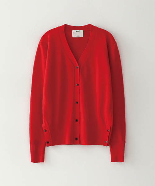 Blue Marlow Wool Cardigan [Red] — шерстяной кардиган, красный