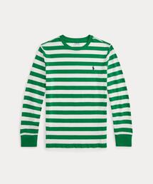 POLO RALPH LAUREN CHILDRENSWEAR | ストライプド コットン ロングスリーブ Tシャツ(Tシャツ/カットソー)