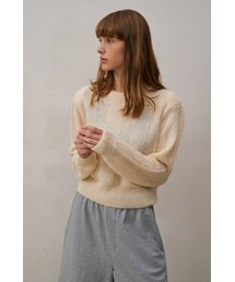 LESEIZEME（レセイジエメ）の「Mirad Puff Knit (ivory)（ニット/セーター）」