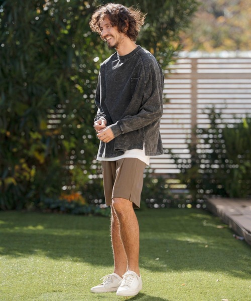 CAMBIO(カンビオ)の「mp14440- Linen Rayon Two Tuck Short Pants ショートパンツ(S62826cmb)(その他パンツ・メンズ・ブラック/グレー/ブラウン/キナリ・S/M/L)」の14枚目の写真
