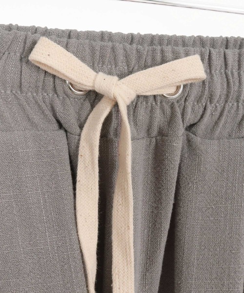 CAMBIO(カンビオ)の「mp14440- Linen Rayon Two Tuck Short Pants ショートパンツ(S62826cmb)(その他パンツ・メンズ・ブラック/グレー/ブラウン/キナリ・S/M/L)」の5枚目の写真