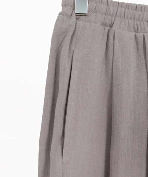 CAMBIO(カンビオ)の「mp14440- Linen Rayon Two Tuck Short Pants ショートパンツ(S62826cmb)(その他パンツ・メンズ・ブラック/グレー/ブラウン/キナリ・S/M/L)」の6枚目の写真
