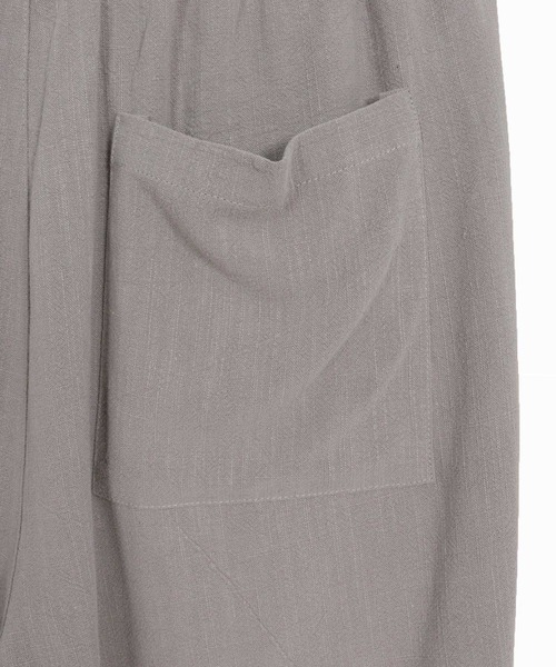 CAMBIO(カンビオ)の「mp14440- Linen Rayon Two Tuck Short Pants ショートパンツ(S62826cmb)(その他パンツ・メンズ・ブラック/グレー/ブラウン/キナリ・S/M/L)」の8枚目の写真