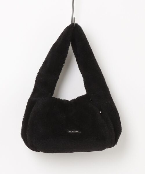 ROOTOTE(ルートート)の「ROOTOTE フェイクシアリングダンプリングコート(トートバッグ・レディース・アイボリー/チョコ/ピンク/グレー/ブラック・FREE)」の3枚目の写真