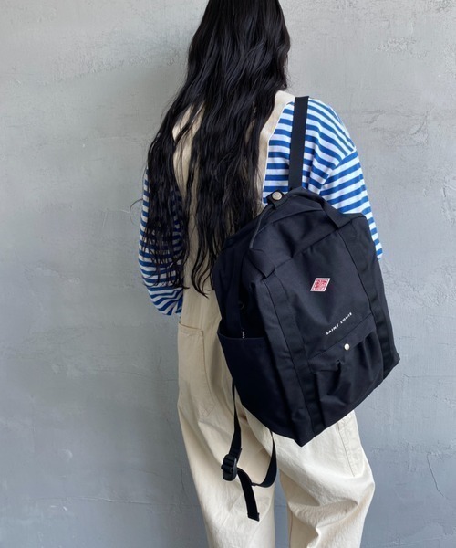 DANTON（ダントン）の「[DANTON/ダントン] SAINT LOUIS コーデュラナイロン スクエアバックパック（バックパック/リュック・レディース・ブラック・ONE SIZE）」の2枚目の写真