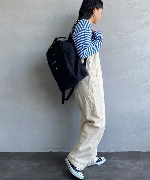 DANTON（ダントン）の「[DANTON/ダントン] SAINT LOUIS コーデュラナイロン スクエアバックパック（バックパック/リュック・レディース・ブラック・ONE SIZE）」の3枚目の写真