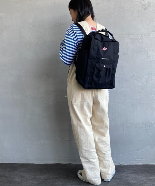 DANTON（ダントン）の「[DANTON/ダントン] SAINT LOUIS コーデュラナイロン スクエアバックパック（バックパック/リュック・レディース・ブラック・ONE SIZE）」の5枚目の写真