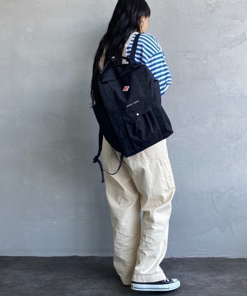 DANTON（ダントン）の「[DANTON/ダントン] SAINT LOUIS コーデュラナイロン スクエアバックパック（バックパック/リュック・レディース・ブラック・ONE SIZE）」の6枚目の写真