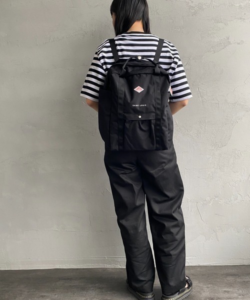 DANTON（ダントン）の「[DANTON/ダントン] SAINT LOUIS コーデュラナイロン スクエアバックパック（バックパック/リュック・レディース・ブラック・ONE SIZE）」の9枚目の写真