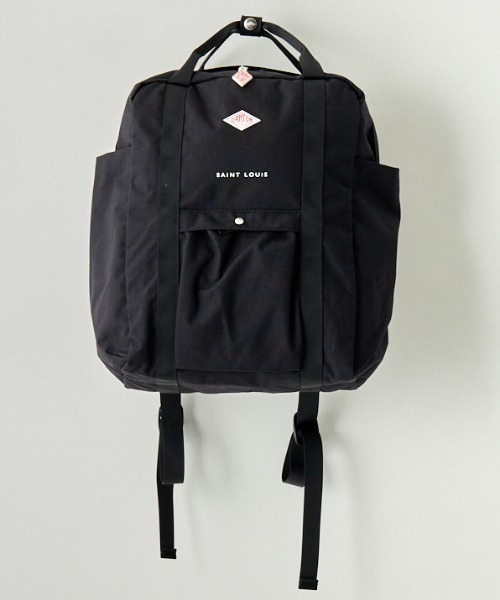 DANTON（ダントン）の「[DANTON/ダントン] SAINT LOUIS コーデュラナイロン スクエアバックパック（バックパック/リュック・レディース・ブラック・ONE SIZE）」の12枚目の写真