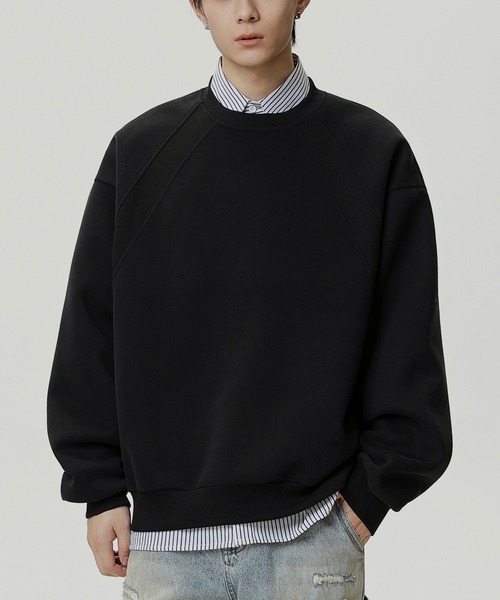 TOBEE(トゥビー)の「【TOBEE】ビッグシルエット クルーネックスウェット(スウェット・メンズ・ホワイト/ブラック/グレー・MEDIUM/LARGE/X-LARGE)」の13枚目の写真