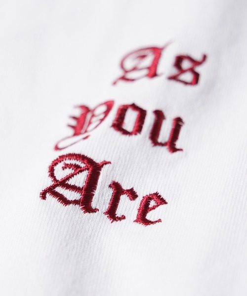Laufer（ロイファー）の「【Laufer】 "As You Are" 袖ロゴ 長袖 ヘビーウェイトTシャツ / "As You Are" Sleeve Logo Long Sleeve Heavyweight T-Shirt（Tシャツ/カットソー・メンズ・ホワイト系2/ホワイト系1/ブラック系1/ブラック系2・L/M/S）」の9枚目の写真