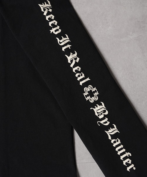 Laufer（ロイファー）の「【Laufer】 "As You Are" 袖ロゴ 長袖 ヘビーウェイトTシャツ / "As You Are" Sleeve Logo Long Sleeve Heavyweight T-Shirt（Tシャツ/カットソー・メンズ・ホワイト系2/ホワイト系1/ブラック系1/ブラック系2・L/M/S）」の13枚目の写真