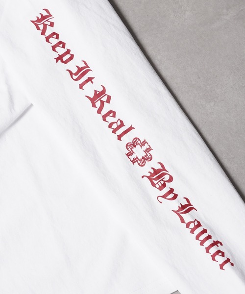 Laufer（ロイファー）の「【Laufer】 "As You Are" 袖ロゴ 長袖 ヘビーウェイトTシャツ / "As You Are" Sleeve Logo Long Sleeve Heavyweight T-Shirt（Tシャツ/カットソー・メンズ・ホワイト系2/ホワイト系1/ブラック系1/ブラック系2・L/M/S）」の10枚目の写真