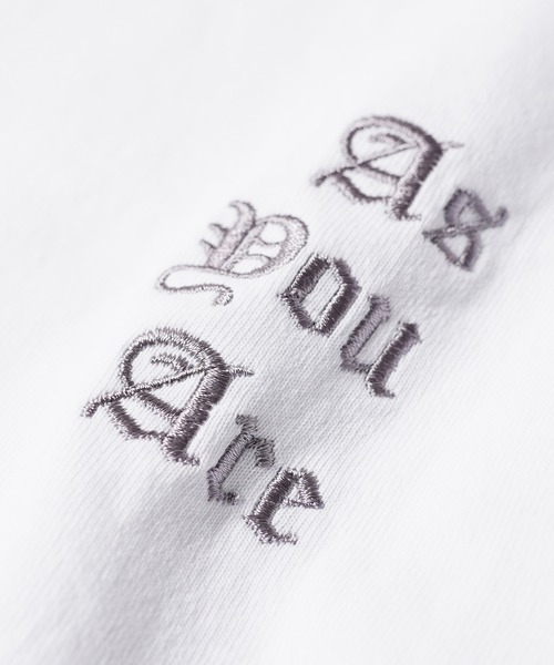 Laufer（ロイファー）の「【Laufer】 "As You Are" 袖ロゴ 長袖 ヘビーウェイトTシャツ / "As You Are" Sleeve Logo Long Sleeve Heavyweight T-Shirt（Tシャツ/カットソー・メンズ・ホワイト系2/ホワイト系1/ブラック系1/ブラック系2・L/M/S）」の6枚目の写真