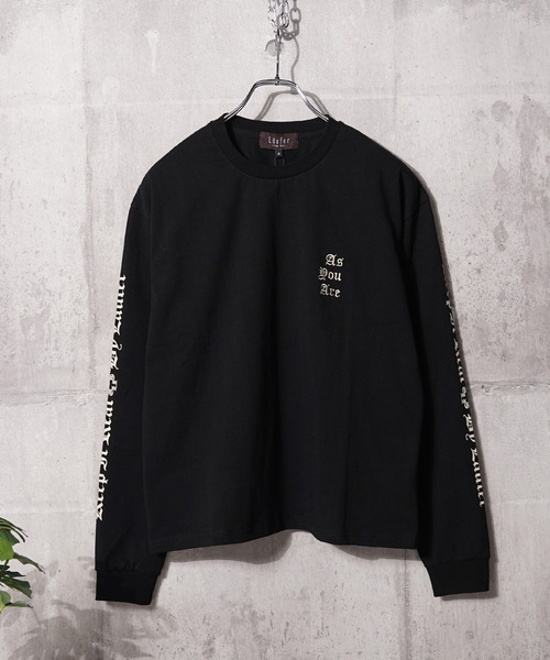 Laufer（ロイファー）の「【Laufer】 "As You Are" 袖ロゴ 長袖 ヘビーウェイトTシャツ / "As You Are" Sleeve Logo Long Sleeve Heavyweight T-Shirt（Tシャツ/カットソー・メンズ・ホワイト系2/ホワイト系1/ブラック系1/ブラック系2・L/M/S）」の11枚目の写真