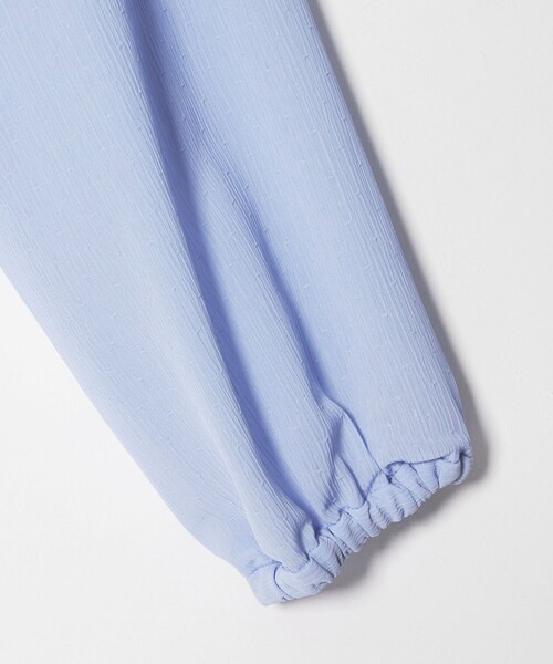 EMMEL REFINES（エメルリファインズ）の「＜EMMEL REFINES＞EM ヨウリュウフリル スタンドカラー ブラウス（シャツ/ブラウス・レディース・オフホワイト/ライトブルー/ライム・FREE）」の21枚目の写真