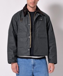 Barbour（バブアー）の「Barbour/バブアー【SPEY / スペイ】ワックス コットン ショート ブルゾン（ブルゾン）」