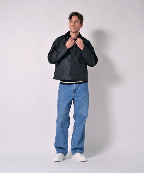 Barbour(バブアー)の「Barbour/バブアー【SPEY / スペイ】ワックス コットン ショート ブルゾン(ブルゾン・メンズ・セージグリーン/ブラック・XL/L/M/S)」の5枚目の写真
