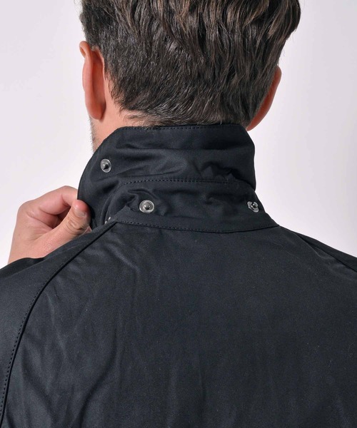 Barbour(バブアー)の「Barbour/バブアー【SPEY / スペイ】ワックス コットン ショート ブルゾン(ブルゾン・メンズ・セージグリーン/ブラック・XL/L/M/S)」の11枚目の写真