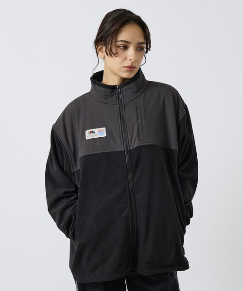 FRUIT OF THE LOOM(フルーツオブザルーム)の「【FRUIT OF THE LOOM / フルーツオブザルーム】 COZY SOFT FLEECE BLOUSON / フルジップ フリース ブルゾン / ユニセックス(ブルゾン・メンズ・アイボリー/ブラック/ブラウン・XL/L/M)」の21枚目の写真