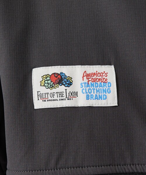 FRUIT OF THE LOOM(フルーツオブザルーム)の「【FRUIT OF THE LOOM / フルーツオブザルーム】 COZY SOFT FLEECE BLOUSON / フルジップ フリース ブルゾン / ユニセックス(ブルゾン・メンズ・アイボリー/ブラック/ブラウン・XL/L/M)」の5枚目の写真