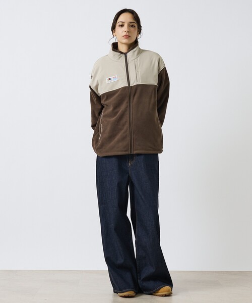 FRUIT OF THE LOOM(フルーツオブザルーム)の「【FRUIT OF THE LOOM / フルーツオブザルーム】 COZY SOFT FLEECE BLOUSON / フルジップ フリース ブルゾン / ユニセックス(ブルゾン・メンズ・アイボリー/ブラック/ブラウン・XL/L/M)」の12枚目の写真