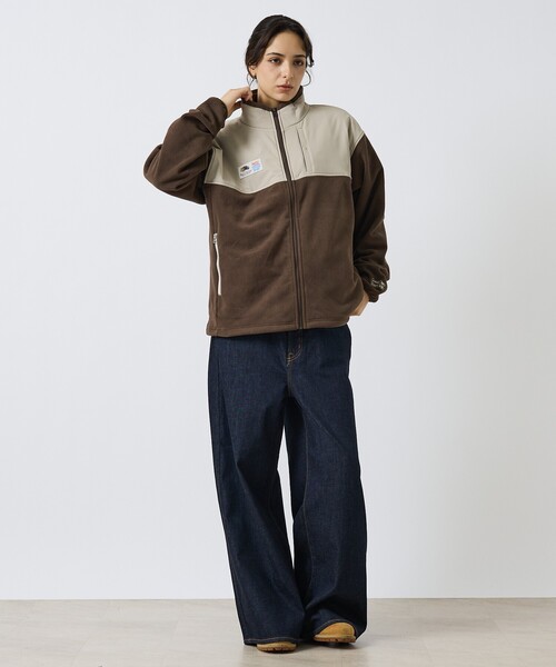 FRUIT OF THE LOOM(フルーツオブザルーム)の「【FRUIT OF THE LOOM / フルーツオブザルーム】 COZY SOFT FLEECE BLOUSON / フルジップ フリース ブルゾン / ユニセックス(ブルゾン・メンズ・アイボリー/ブラック/ブラウン・XL/L/M)」の13枚目の写真