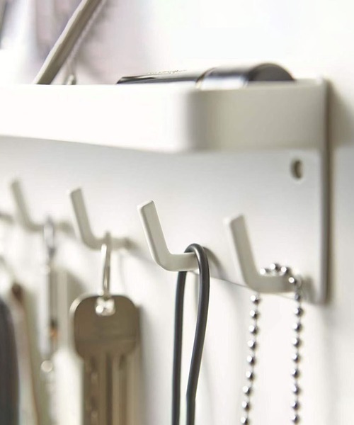 CALIFORNIA OUTFITTERS（カリフォルニア アウトフィッターズ）の「12D46-KR ウォールシェルフ キーフック 収納ホルダー（キーホルダー・レディース・ブラック/ホワイト・ONESIZE）」の9枚目の写真