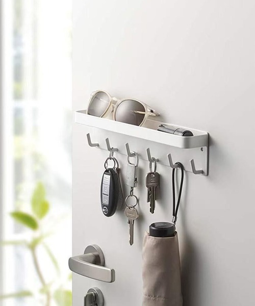 CALIFORNIA OUTFITTERS（カリフォルニア アウトフィッターズ）の「12D46-KR ウォールシェルフ キーフック 収納ホルダー（キーホルダー・レディース・ブラック/ホワイト・ONESIZE）」の4枚目の写真