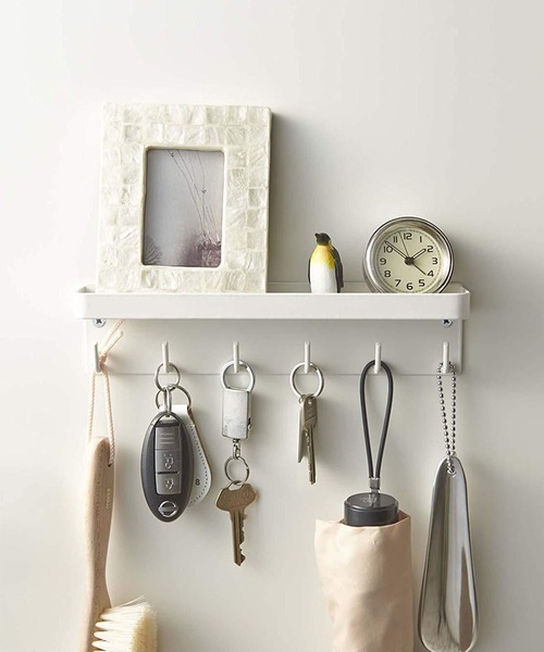 CALIFORNIA OUTFITTERS（カリフォルニア アウトフィッターズ）の「12D46-KR ウォールシェルフ キーフック 収納ホルダー（キーホルダー・レディース・ブラック/ホワイト・ONESIZE）」の5枚目の写真