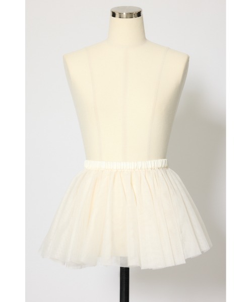 rienda（リエンダ）の「チュールレイヤードペプラムニットトップス 春服（ニット/セーター・レディース・ブラック/ブルー/ピンク/ホワイト・FREE）」の22枚目の写真