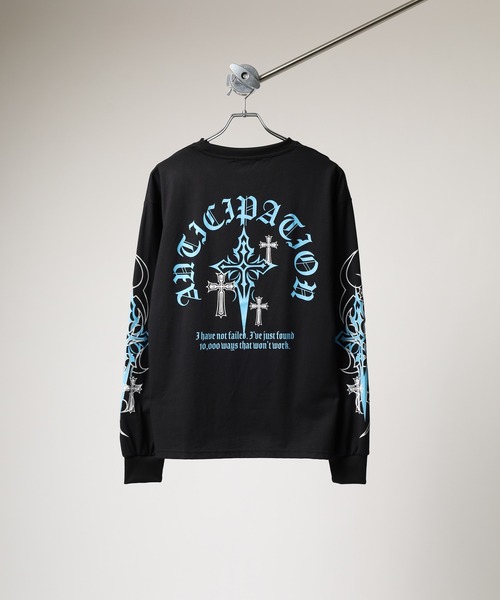 bike star（バイクスター）の「BIKE STAR クロスプリントロンT（Tシャツ/カットソー・メンズ・ブラック/ブラック系/ホワイト・M/L）」の13枚目の写真