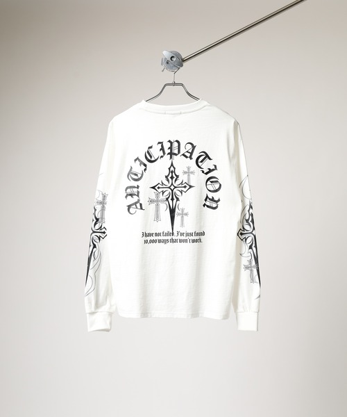 bike star（バイクスター）の「BIKE STAR クロスプリントロンT（Tシャツ/カットソー・メンズ・ブラック/ブラック系/ホワイト・M/L）」の4枚目の写真