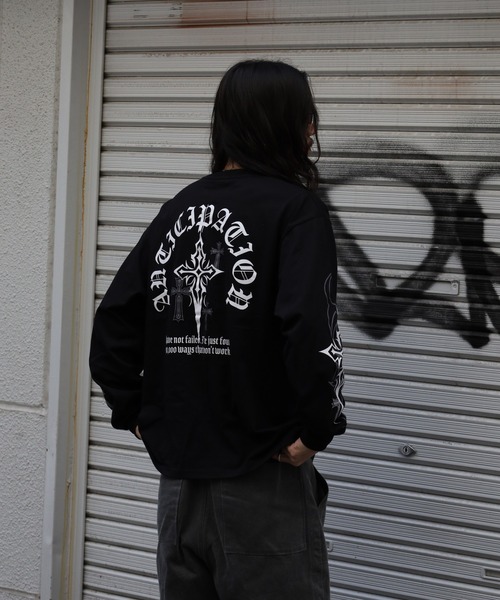 bike star（バイクスター）の「BIKE STAR クロスプリントロンT（Tシャツ/カットソー・メンズ・ブラック/ブラック系/ホワイト・M/L）」の19枚目の写真