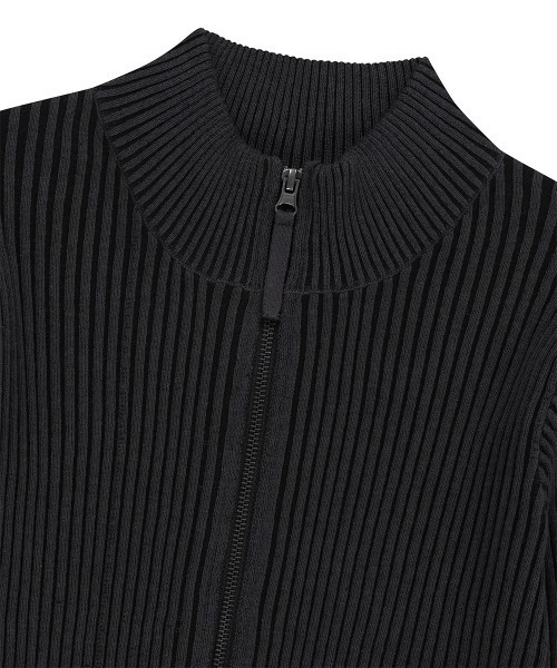 MAHAGRID(マハグリッド)の「mahagrid 『mahagrid/マハグリッド』 Two-Tone Zip-Up Cardigan/短丈ツートンジップアップカーディガン(カーディガン/ボレロ・レディース・ブルー/ブラック・S/L)」の19枚目の写真