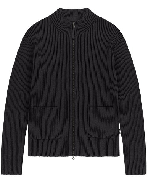 MAHAGRID(マハグリッド)の「mahagrid 『mahagrid/マハグリッド』 Two-Tone Zip-Up Cardigan/短丈ツートンジップアップカーディガン(カーディガン/ボレロ・レディース・ブルー/ブラック・S/L)」の18枚目の写真