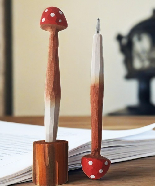 REBALANCE（リバランス）の「木製きのこボールペン（ペン類・メンズ・A/B/C・ONE SIZE）」の7枚目の写真