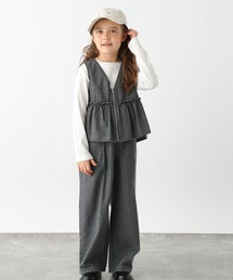 GLOBAL WORK | トクトク3SETUPリブT/625171(つなぎ/オールインワン)