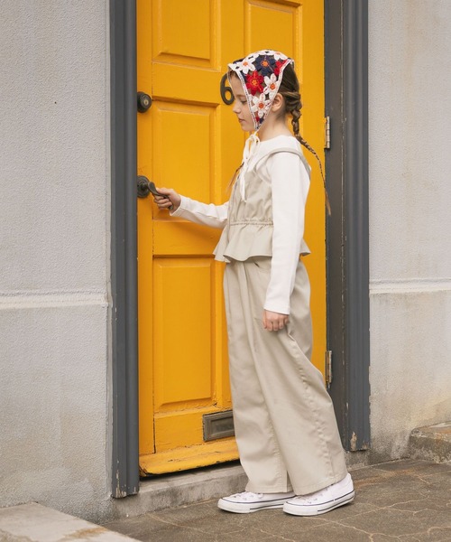 GLOBAL WORK(グローバルワーク)の「トクトク3SETUPリブT/625171(つなぎ/オールインワン・キッズ・ブルー/アイボリー/ブラック・130cm/140cm/150cm/160cm)」の11枚目の写真